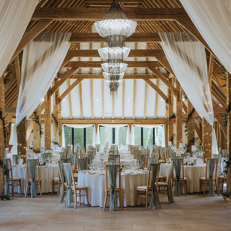 The Old Kent Barn Wedding Venue in Kent Reception Space