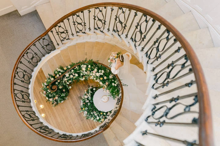 Spiral staircase in Eastington Park, Gloucestershire