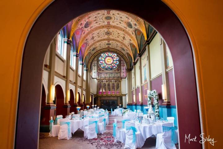 Beaumont Estate wedding venue all set the meal