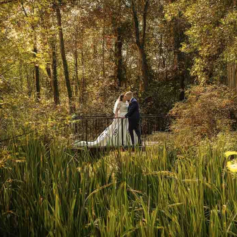 Bride and groom photographed in the Lake District by Stephen Rowell Photography