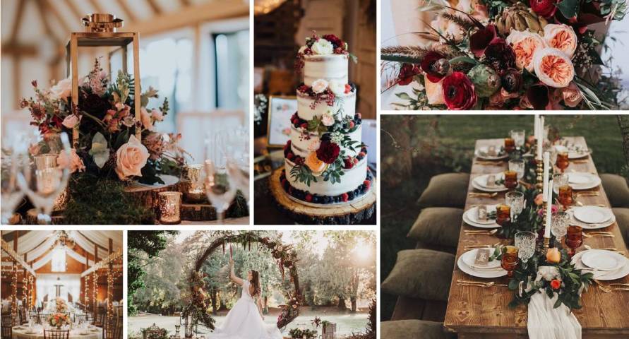 Autumnal Mood Board - JS Wedding Planner & Stylist