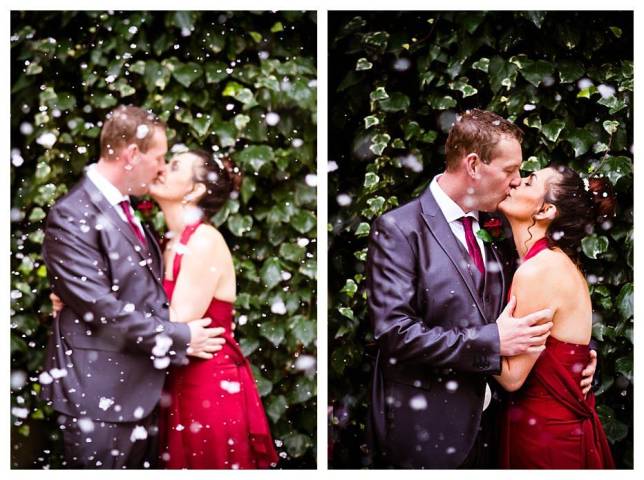 wedding in the snow- ramada Loughborough