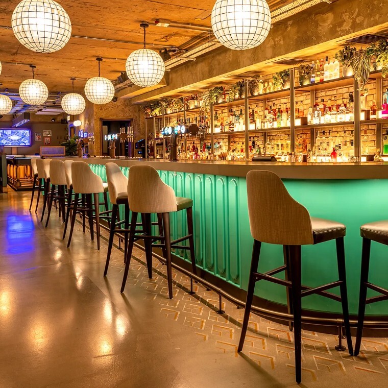 art deco style bar in Leeds 