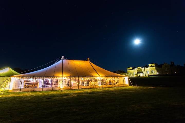 Marquee Wedding Receptions at Holkham Hall, Norfolk
