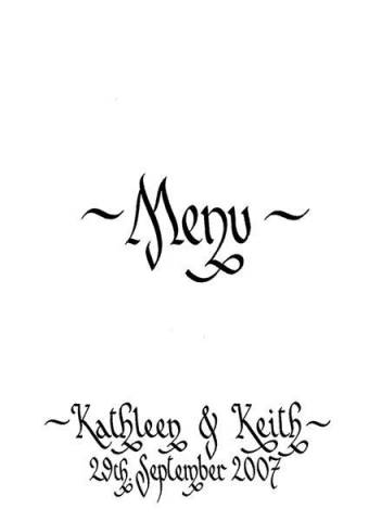Mike Courtenay Wedding Calligraphy, Stationery in Essex
