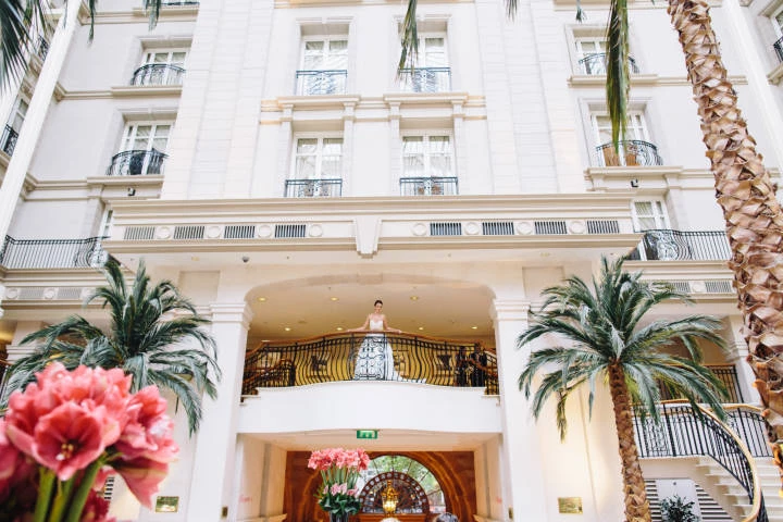 Photo shooting at The Landmark London