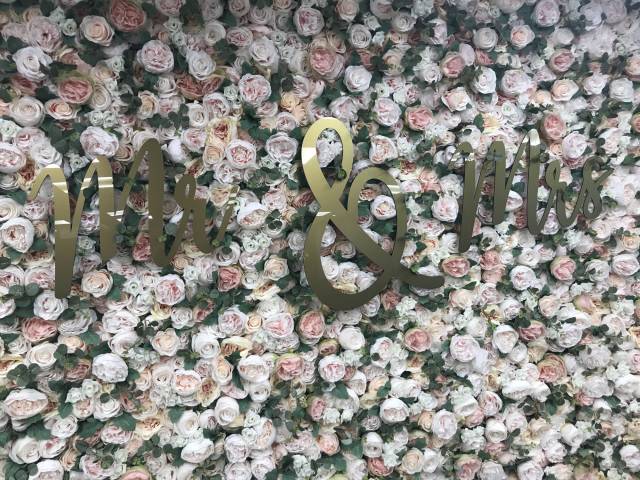 Flower Wall Hire from Party Delights Photo Booth Entertainment in Hampshire