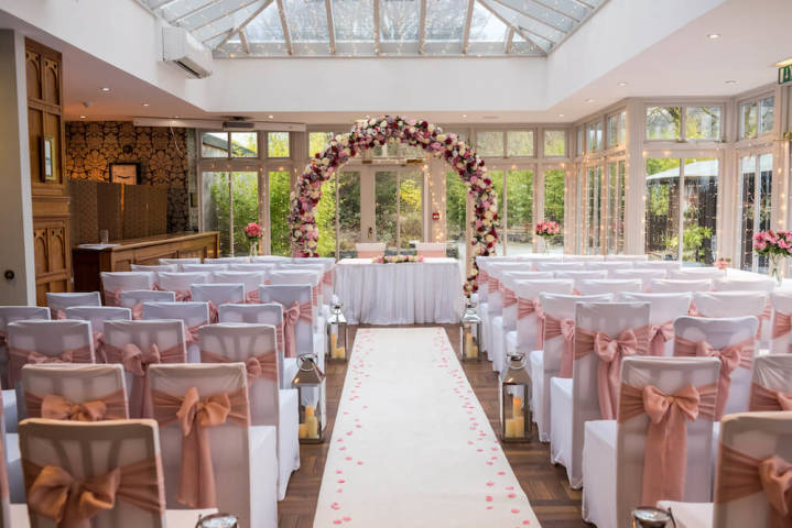 The Orangery Ceremoney Area | Broadoaks Boutique Country House Venues in Cumbria