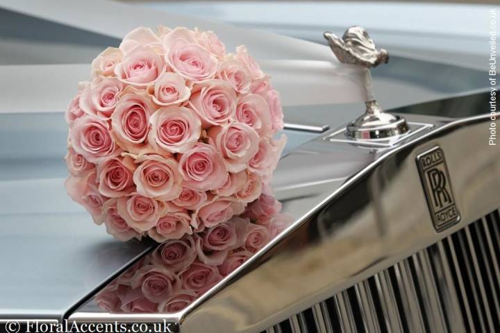 All-rose dome bridal bouquet - by Floral Accents.