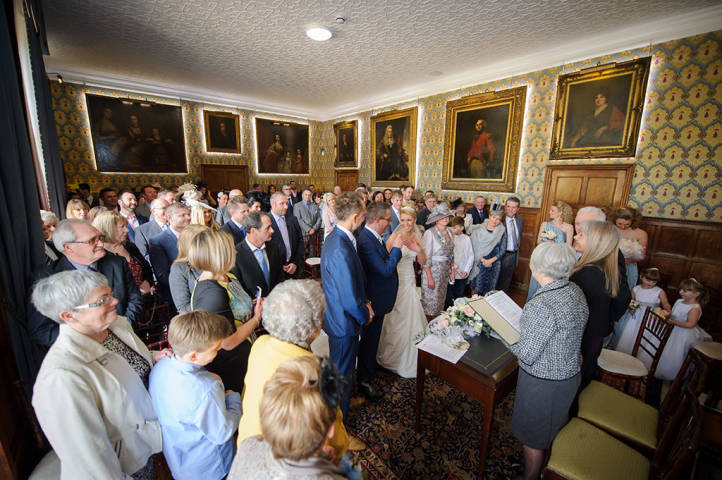 The Panelled Hall at Hodsock Priory, Nottinghamshire and South Yorkshire