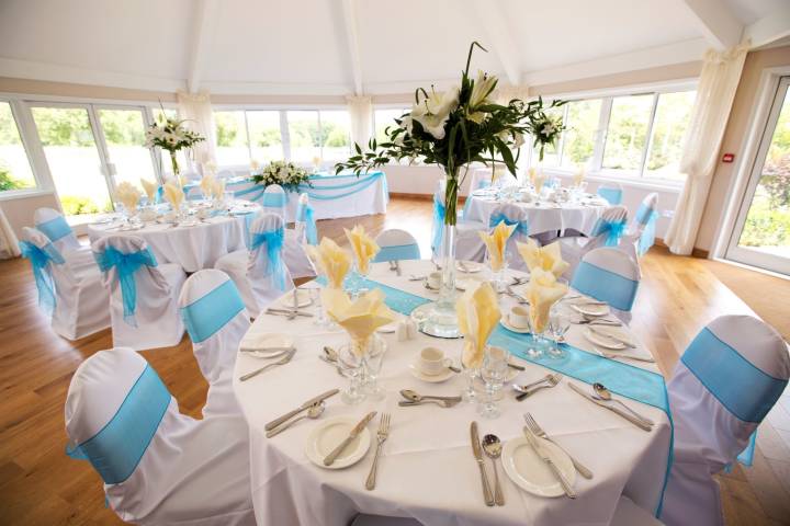 Wedding Breakfast at Wedding Reception Venue in Kingsclere