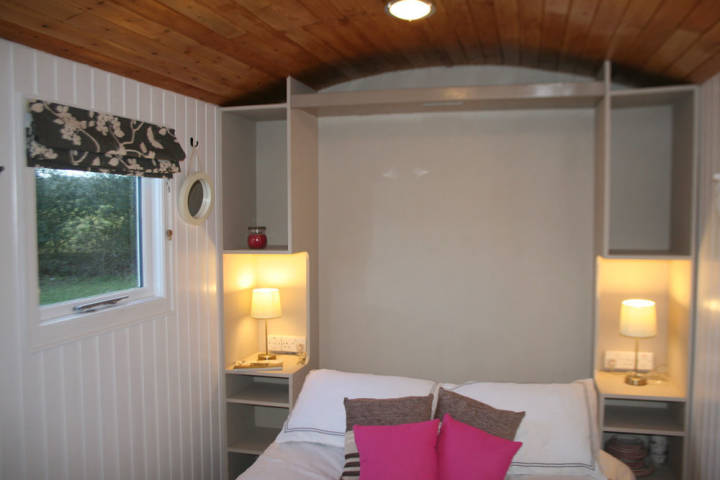 The Hideaway's super cosy bed.