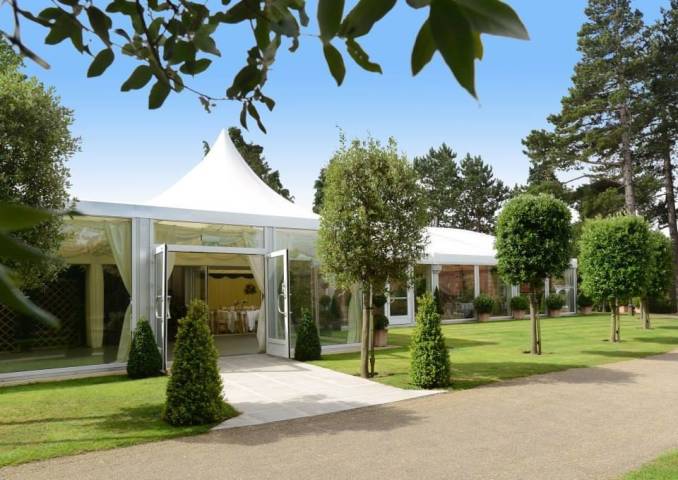 Thursford Garden Pavilion Marquee Reception