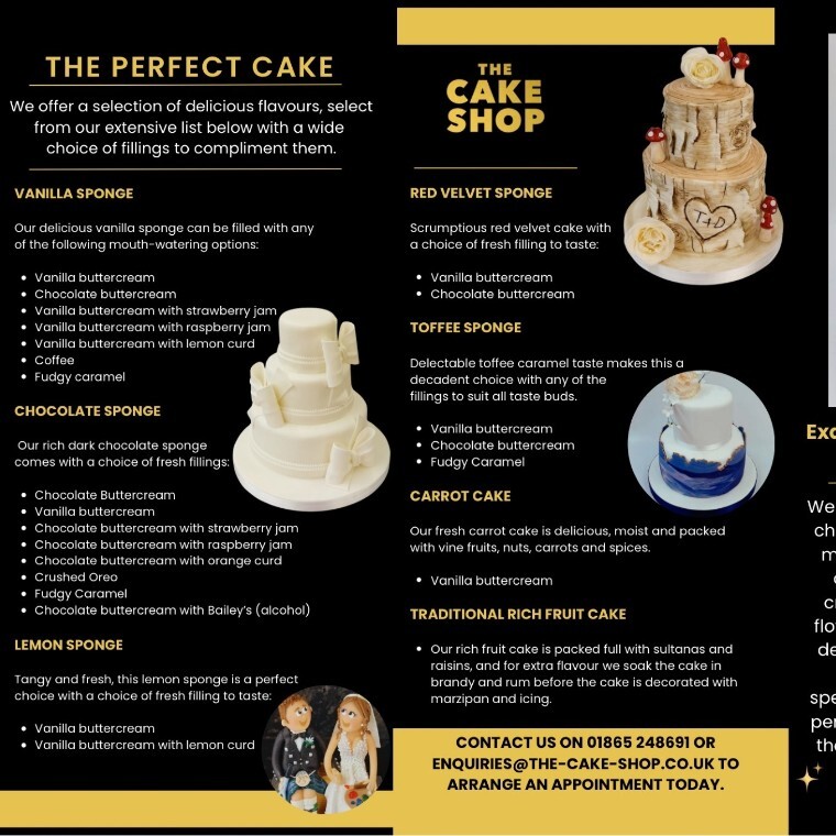 Our expert designers will work to customize the cake of your dreams.  Call today to set up a consulltation.