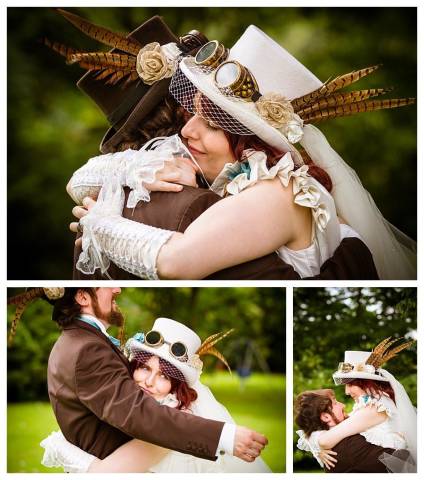 steampunk wedding by lumiere photography
