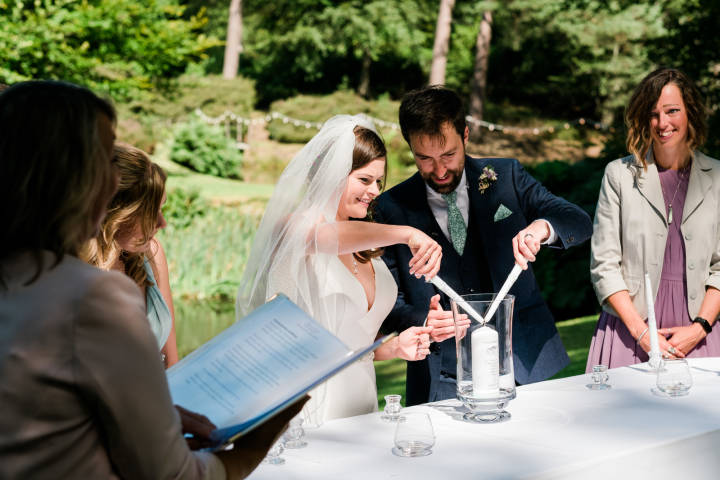 Emma and Tom's Unity Candle Ceremony