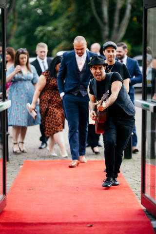 Guest Entrance with Band