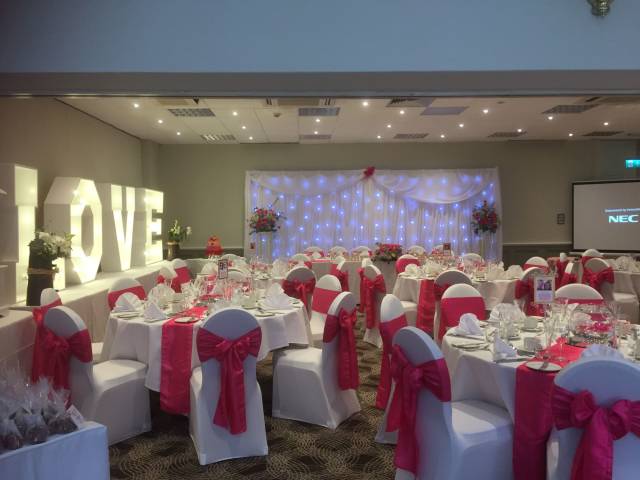 Hot Pink in The Halifax Wedding Suite