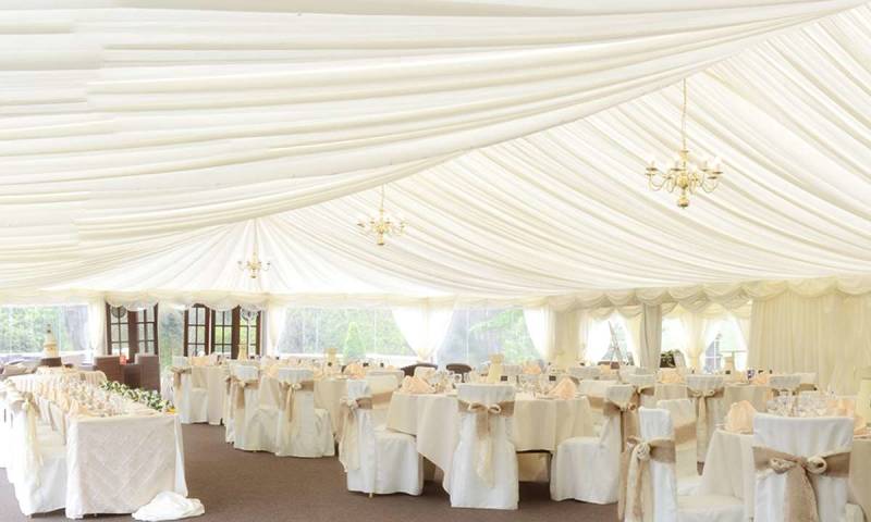 Marquee Wedding Internal View