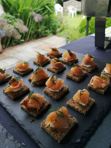 Smoked Salmon Canapes