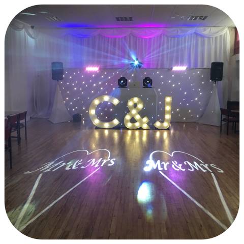 Wedding DJ Projection