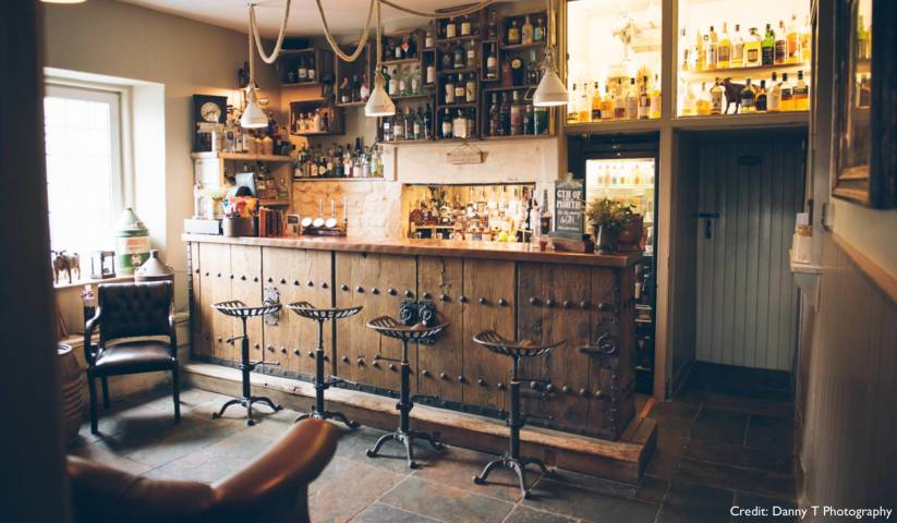 Gin Bar at Widbrook Grange Hotel,Venues in Wiltshire