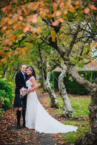 A Wedding in the Autumn at Llangoed Hall, Wales