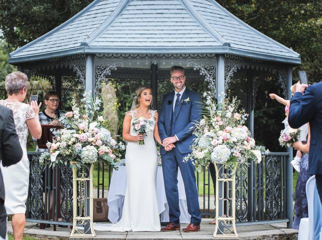 Bron Eifion Gazebo for outdoor ceremonies