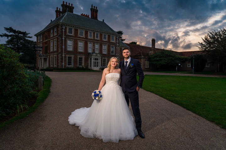 Couple portrait at Sunset
