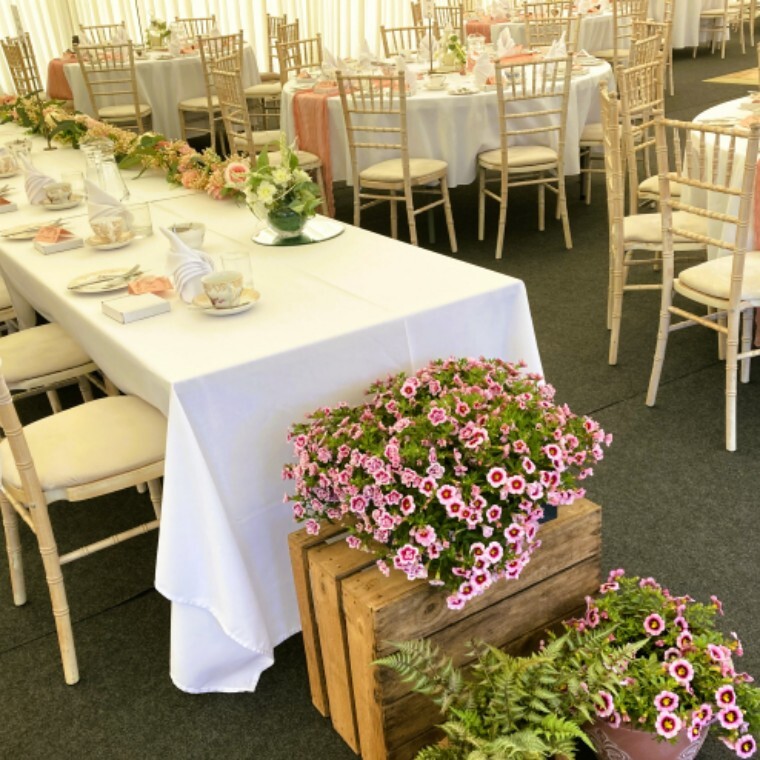 Vintage afternoon tea wedding
