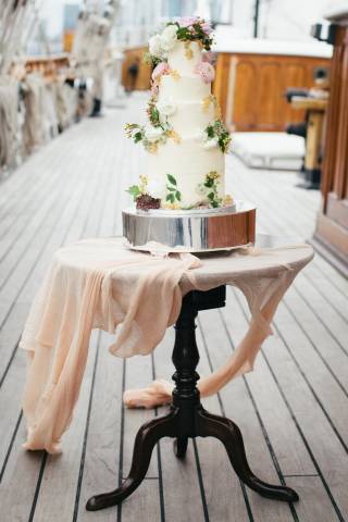 Cutty Sark, weather deck, wedding cake