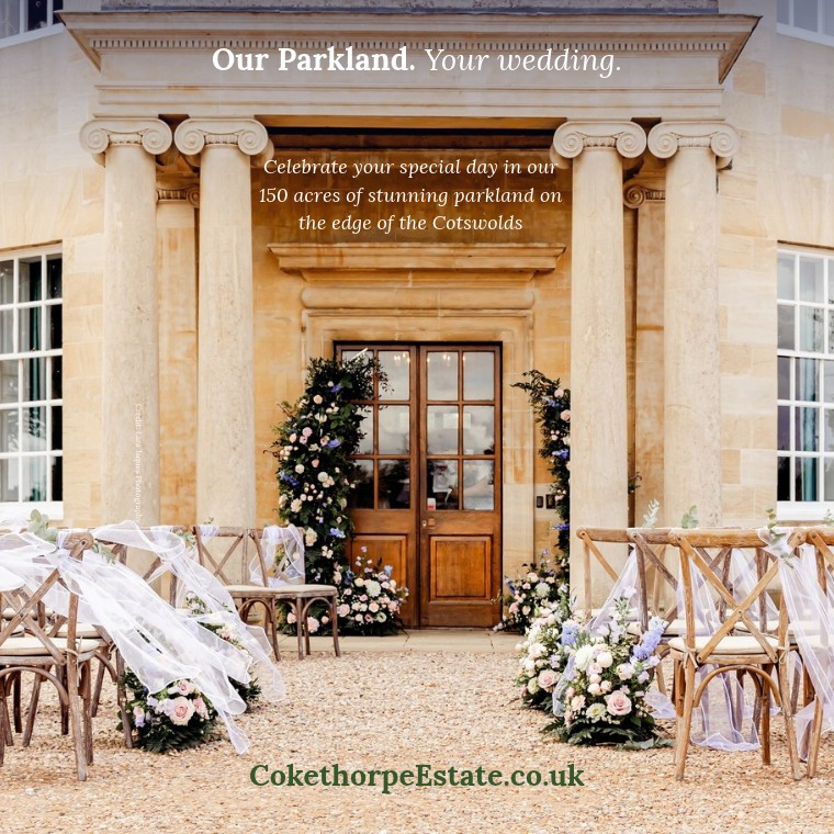Cokethorpe Estate Weddings offer a wide array of venues for wedding breakfasts, receptions, services and celebrations