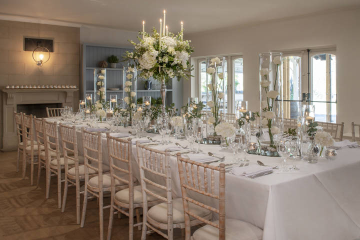 Terrace Private Dining Wedding Breakfast at Solent Hotel