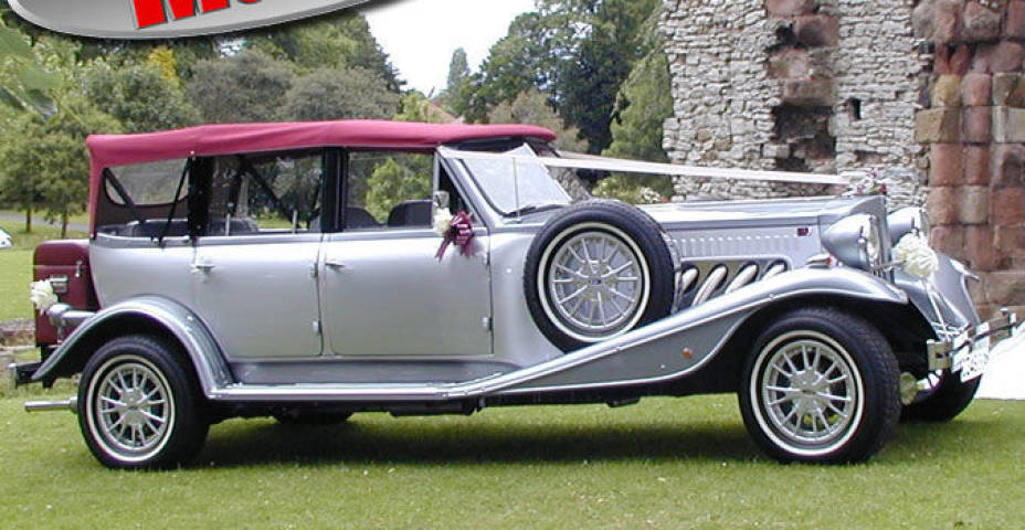 Vintage wedding car hire in West Midlands