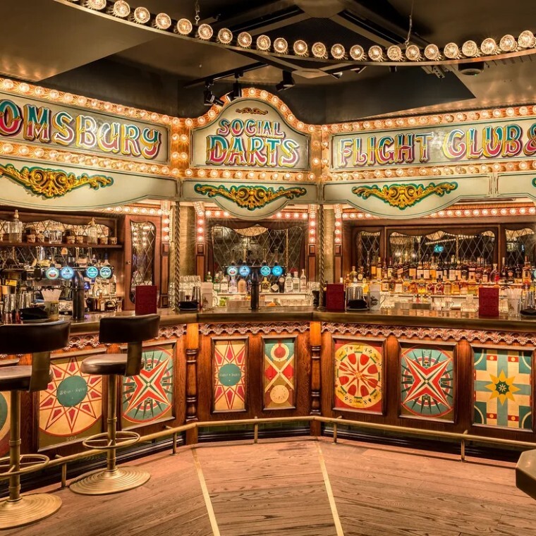 fairground themed bar