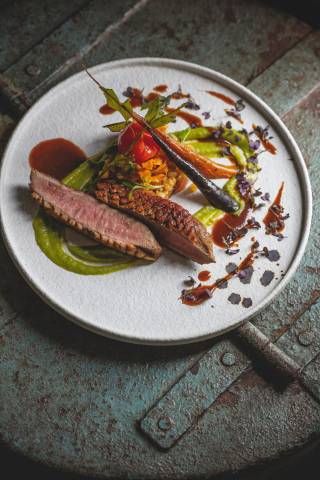 Main course at Widbrook Grange Hotel,Venues in Wiltshire