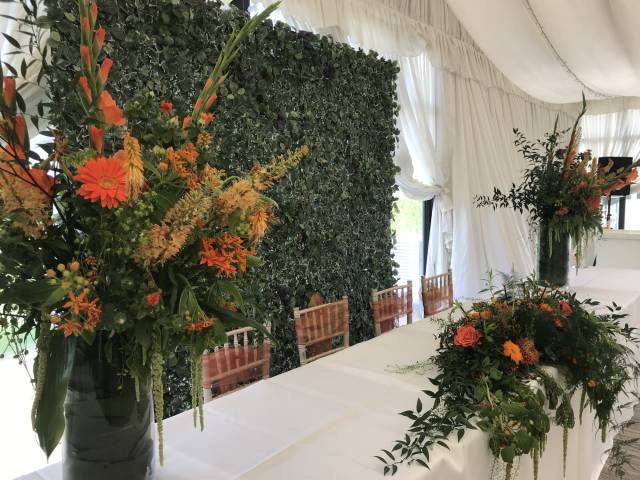 Flower Wall Hire from Party Delights Photo Booth Entertainment in Hampshire