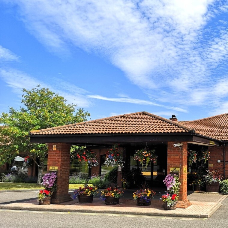 Main entrance to The Parkway hotel, Cwmbran