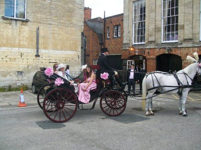 Horse drawn carriage hire for weddings in Trowbridge from Bramble Farm Carriage Hire