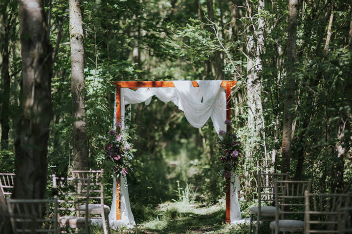 Woodland Venue at Stratton Court Barn in Oxfordshire