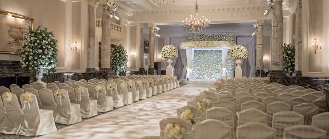 Wedding Ceremony at The Marble Ballroom