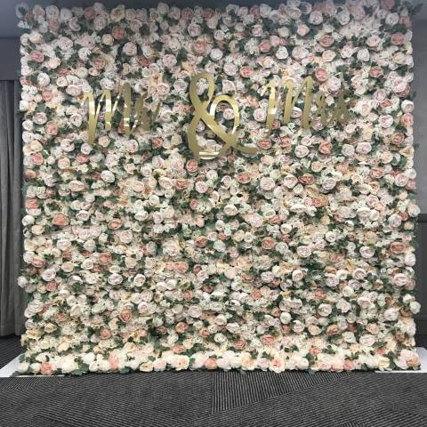 Flower Wall Hire from Party Delights Photo Booth Entertainment in Hampshire