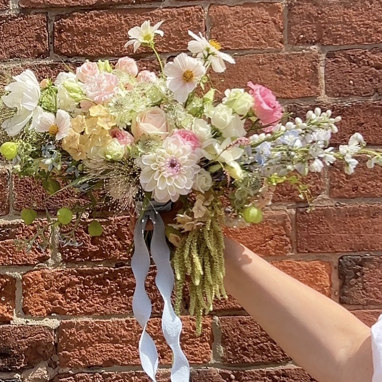 Natural beautiful bridal bouquet