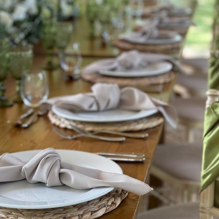Woodland Weddings keeping sustainable and creative. 