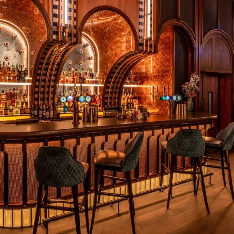 art deco style bar in London