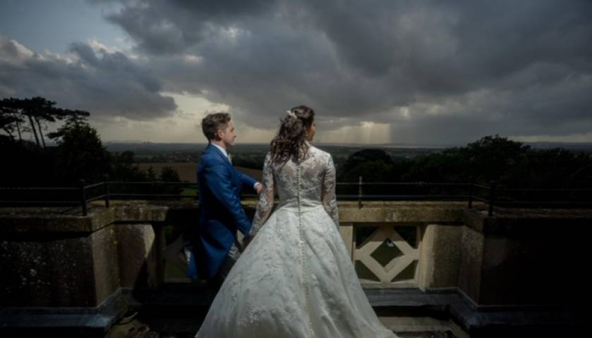 Dramatic photo taken from the Balcony