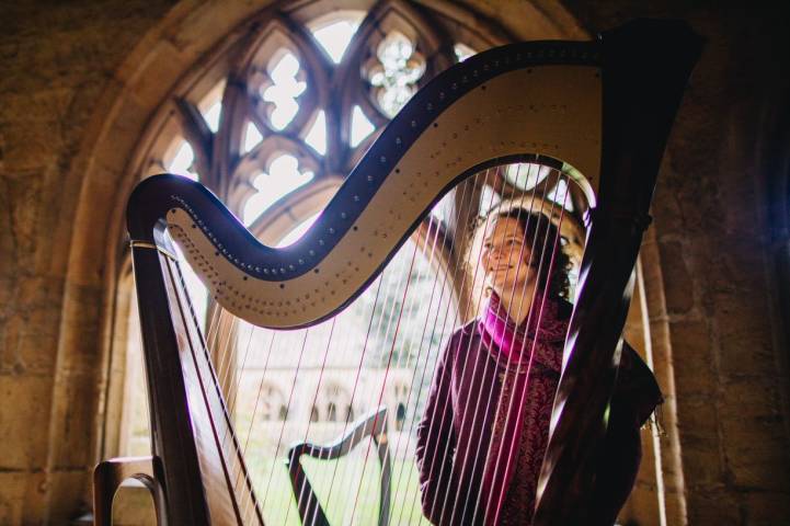 Harpist Jennifer Hill Music in Oxfordshire