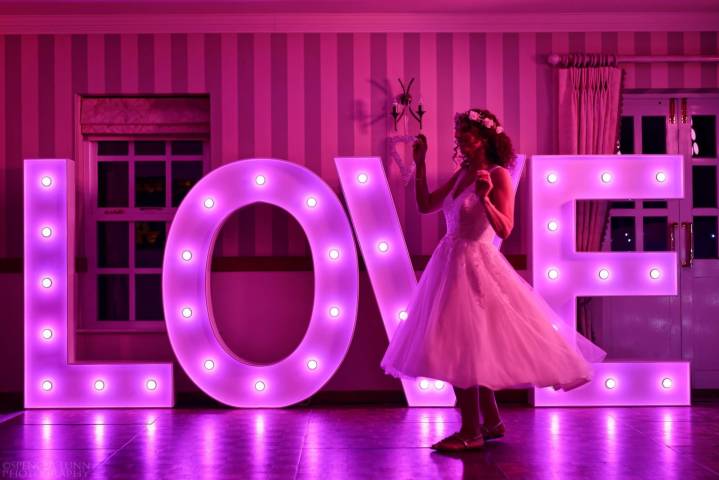 Love lights at Sand Martins Golf Club, Venues in Berkshire