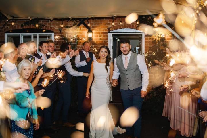 Sparklers at Wethele Manor