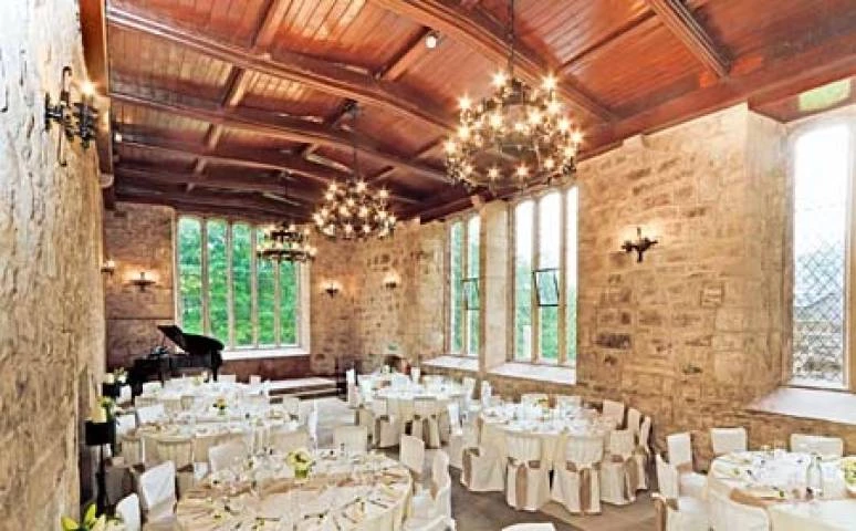 The Chapel set out for a wedding breakfast